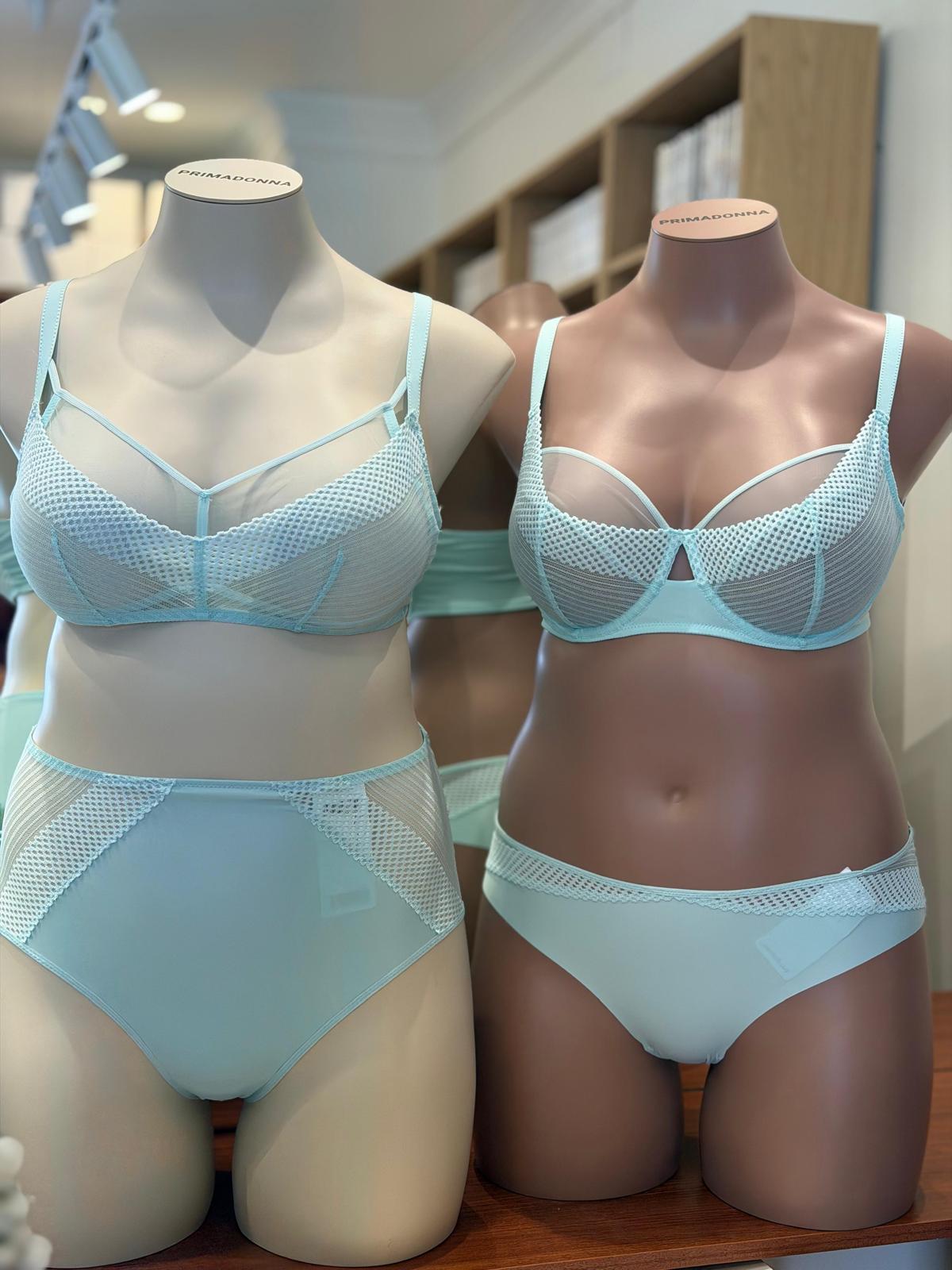Lencería en maniquí en la tienda