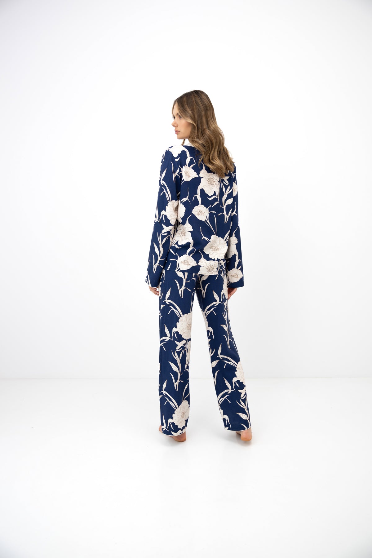 Pijama Mujer Sensis Vaya Viscosa – Azul Marino Floral