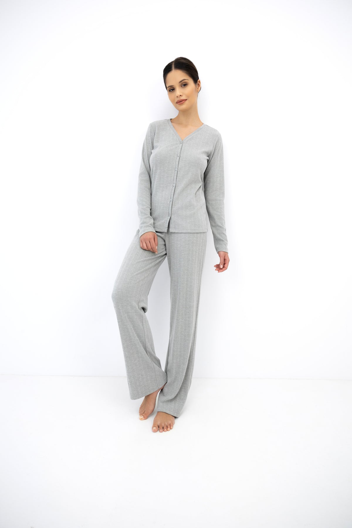 Pijama Mujer Sensis Alira Gris