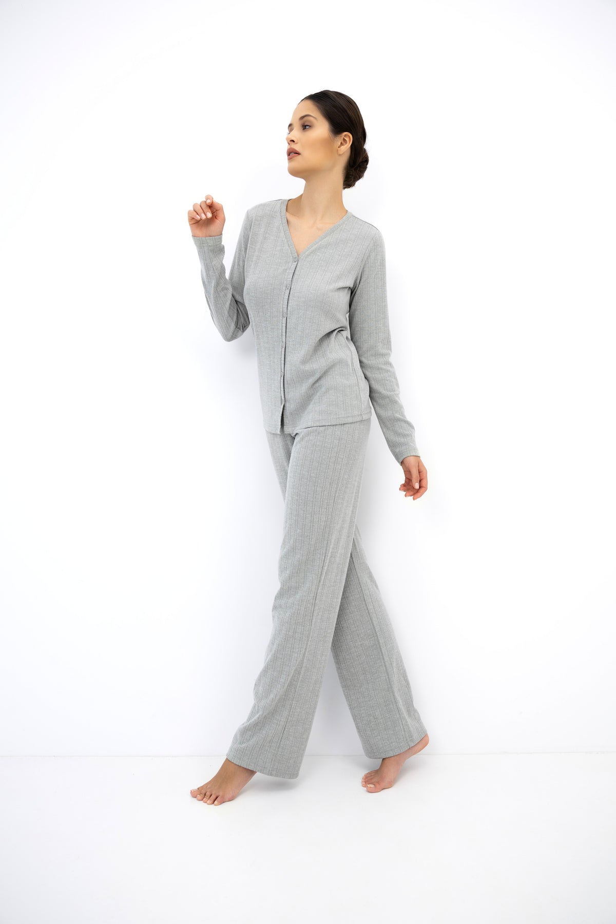 Pijama Mujer Sensis Alira Gris