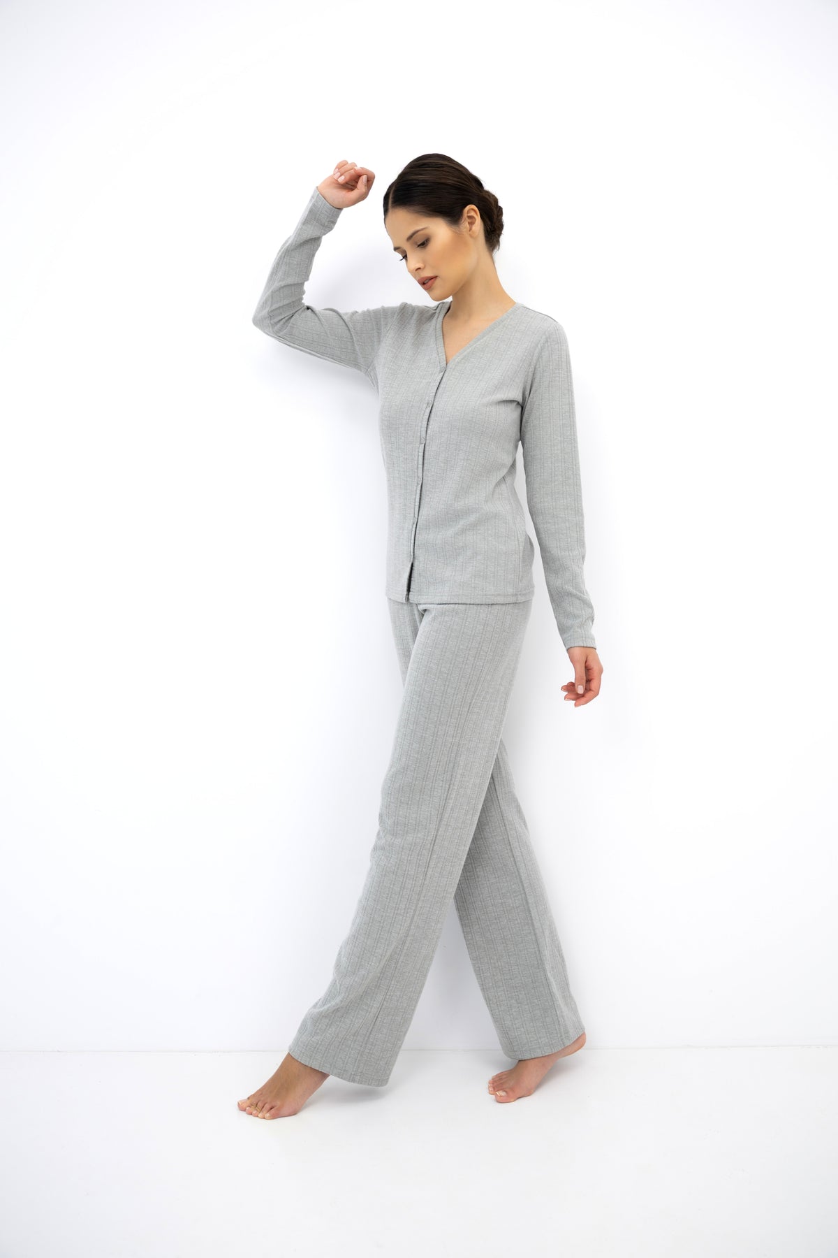 Pijama Mujer Sensis Alira Gris