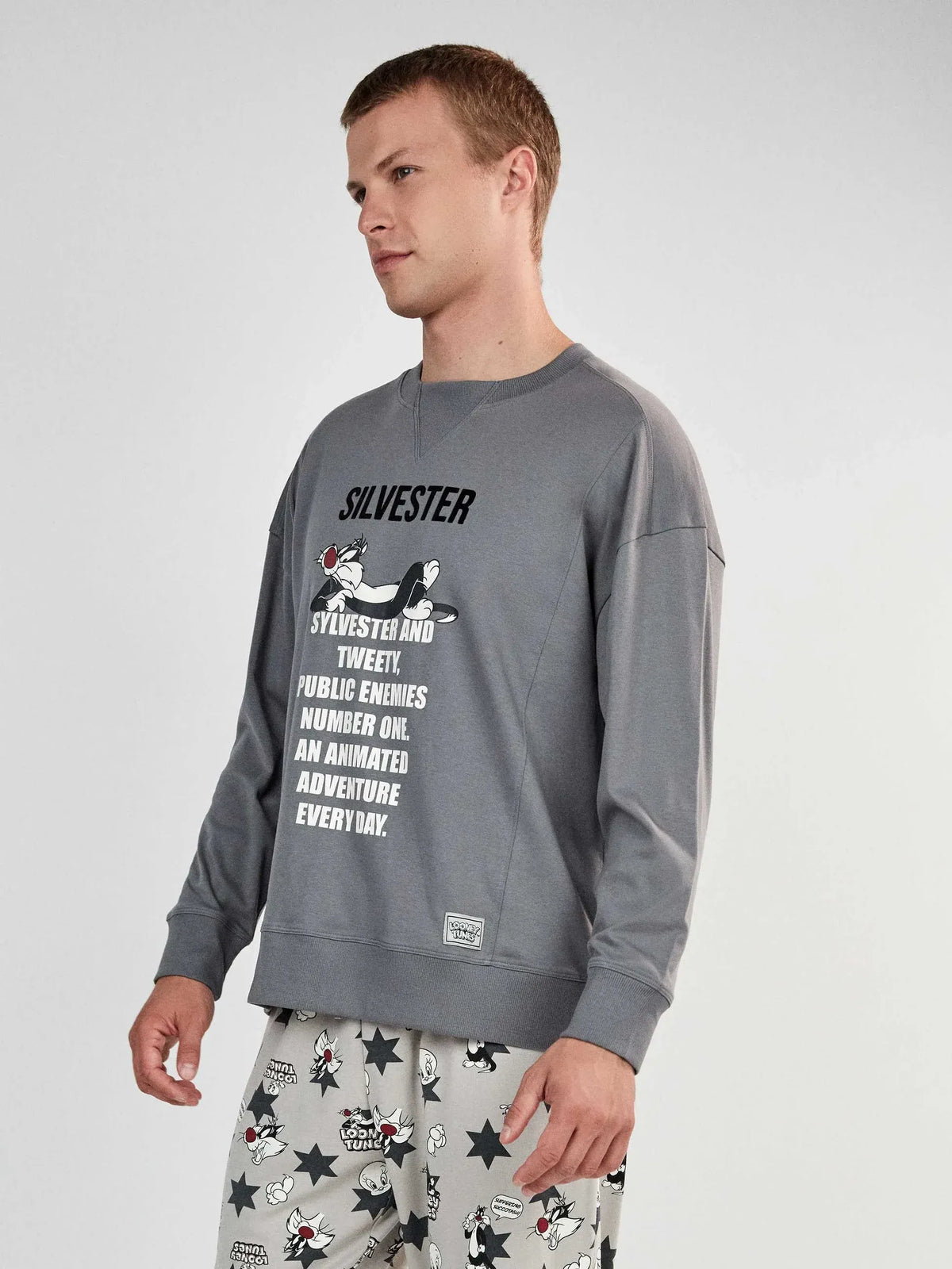 Pijama largo hombre Silvestre Looney Tunes – Gisela