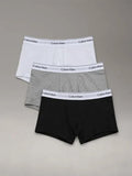 Pack de 3 bóxers Calvin Klein Cotton Stretch de tiro bajo U2664G
