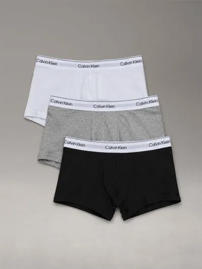 Pack de 3 bóxers Calvin Klein Cotton Stretch de tiro bajo U2664G