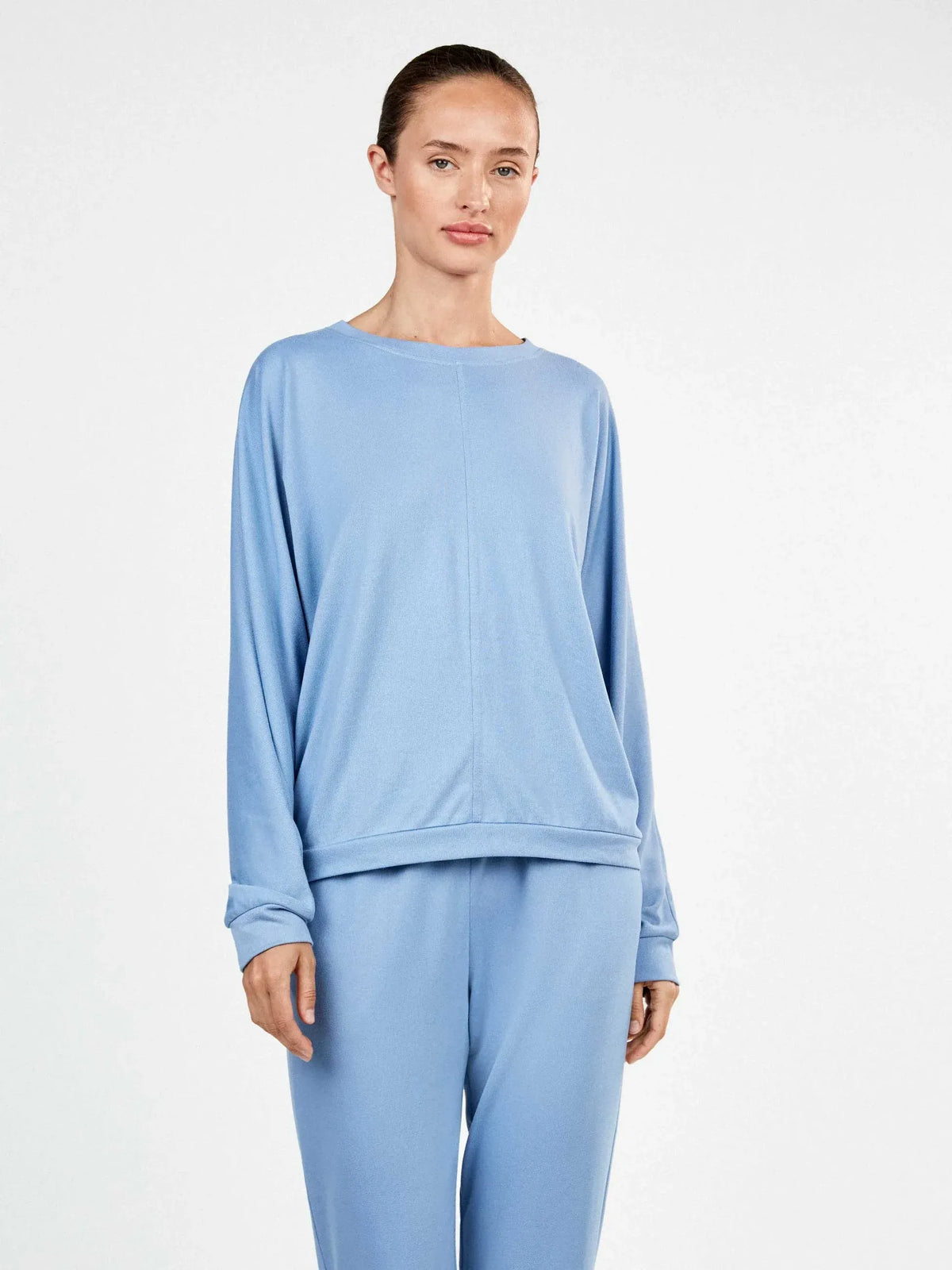 Pijama mujer largo de punto con pantalón jogger – Gisela