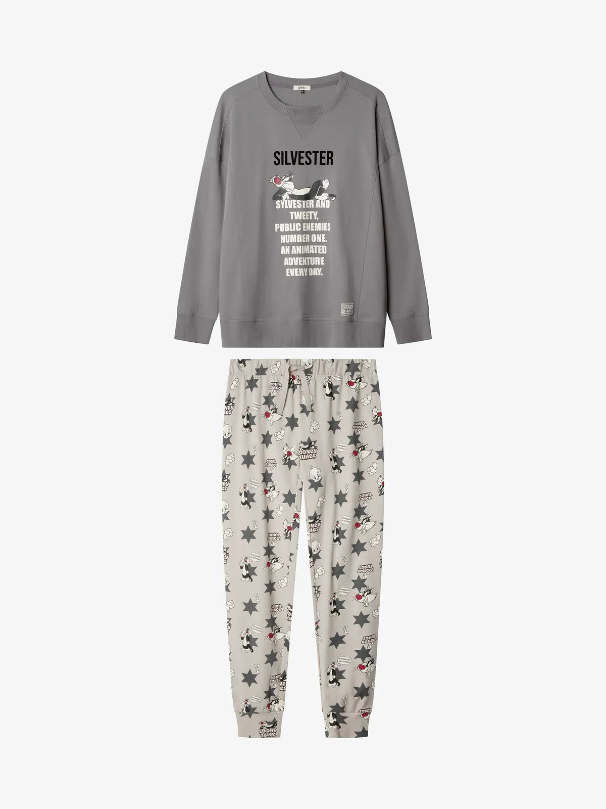Pijama largo hombre Silvestre Looney Tunes – Gisela
